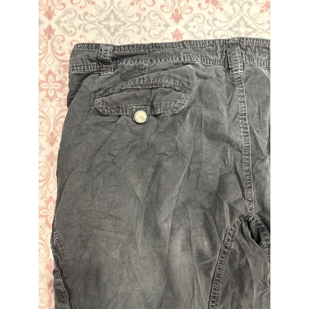 XRAY Jeans Mens Cargo Shorts Faded Black Cotton Utility Pockets Size 42 - Picture 10 of 11